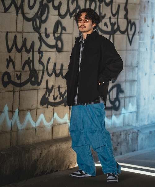 improves(インプローブス)の「ポリメルトン CPO ジャケット(ミリタリージャケット・メンズ・グレイッシュベージュ/ブラック/ベージュ/サックスブルー・MEDIUM/LARGE)」の8枚目の写真