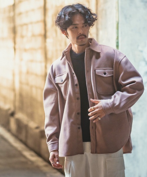 improves(インプローブス)の「ポリメルトン CPO ジャケット(ミリタリージャケット・メンズ・グレイッシュベージュ/ブラック/ベージュ/サックスブルー・MEDIUM/LARGE)」の13枚目の写真