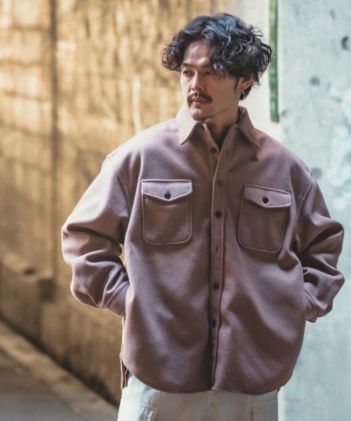 improves(インプローブス)の「ポリメルトン CPO ジャケット(ミリタリージャケット・メンズ・グレイッシュベージュ/ブラック/ベージュ/サックスブルー・MEDIUM/LARGE)」の16枚目の写真