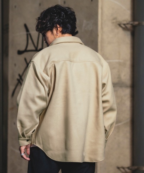 improves(インプローブス)の「ポリメルトン CPO ジャケット(ミリタリージャケット・メンズ・グレイッシュベージュ/ブラック/ベージュ/サックスブルー・MEDIUM/LARGE)」の11枚目の写真