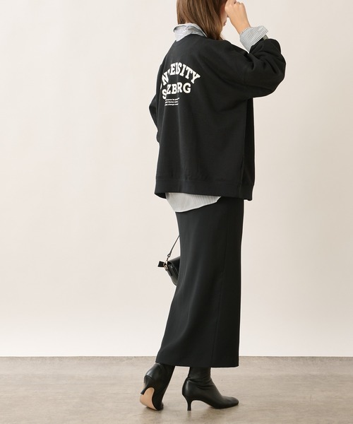 OUVRAGE CLASSE(ウヴラージュクラス)の「ストレッチカシュクールシャツ(シャツ/ブラウス・レディース・サックスブルー/ストライプ/ホワイト・FREE)」の11枚目の写真