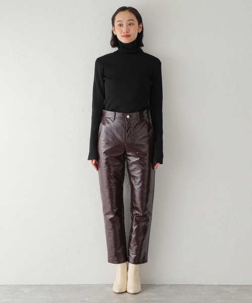 ROSEanna(ローズアンナ)の「【ROSEANNA/ローズアンナ】FAKEレザーPT:パンツ(その他パンツ・レディース・ブラウン・36)」の17枚目の写真
