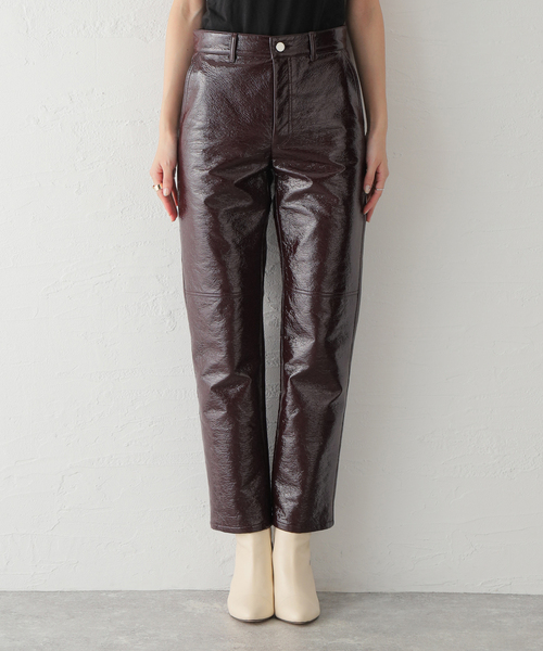 ROSEanna(ローズアンナ)の「【ROSEANNA/ローズアンナ】FAKEレザーPT:パンツ(その他パンツ・レディース・ブラウン・36)」の2枚目の写真