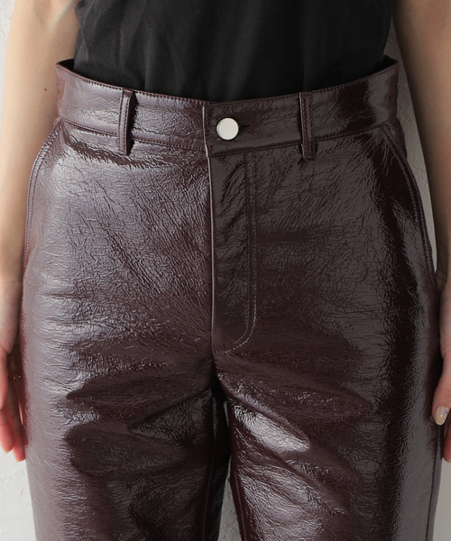 ROSEanna(ローズアンナ)の「【ROSEANNA/ローズアンナ】FAKEレザーPT:パンツ(その他パンツ・レディース・ブラウン・36)」の5枚目の写真