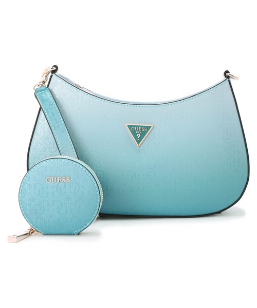 Guess（ゲス）の「ALEXIE Top Zip Shoulder Bag（ショルダーバッグ・レディース・ブルー・ONE SIZE）」の2枚目の写真