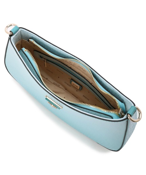 Guess（ゲス）の「ALEXIE Top Zip Shoulder Bag（ショルダーバッグ・レディース・ブルー・ONE SIZE）」の6枚目の写真