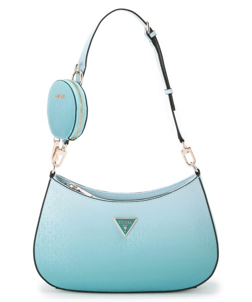 Guess（ゲス）の「ALEXIE Top Zip Shoulder Bag（ショルダーバッグ・レディース・ブルー・ONE SIZE）」の17枚目の写真