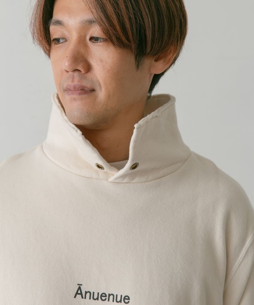 URBAN RESEARCH DOORS(アーバンリサーチドアーズ)の「melelana スタンドプルオーバー(スウェット・メンズ・ホワイト系その他/ネイビー・MEDIUM/LARGE)」の7枚目の写真