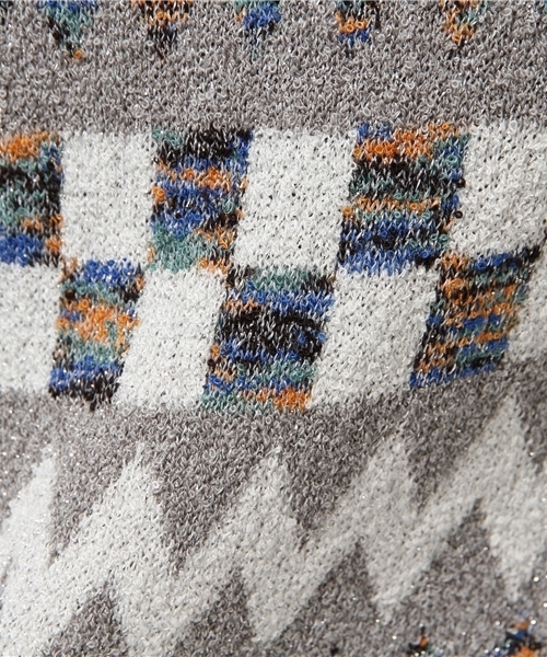 ROSE BUD（ローズバッド）の「LK-15156 C/N SLV-LESS TOP（ニット/セーター・レディース・グレー/アイボリー・ONE SIZE）」の11枚目の写真