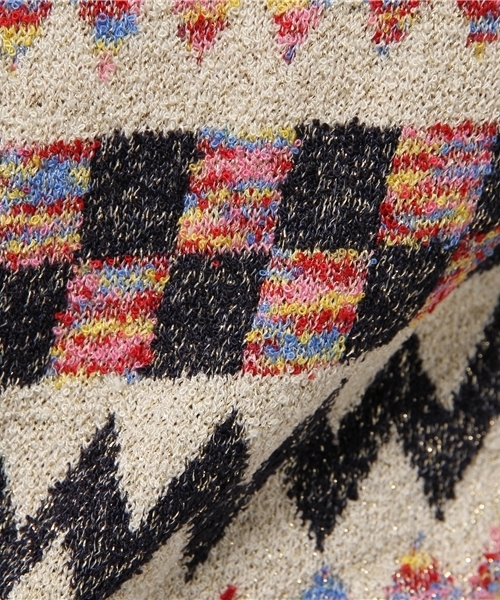 ROSE BUD（ローズバッド）の「LK-15156 C/N SLV-LESS TOP（ニット/セーター・レディース・グレー/アイボリー・ONE SIZE）」の10枚目の写真