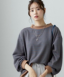 大きいサイズ ドットジャガードプルオーバー miclat