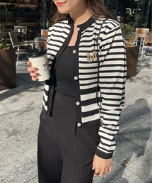 prose verse | パールボタンコンパクトニットカーデ(カーディガン/ボレロ)