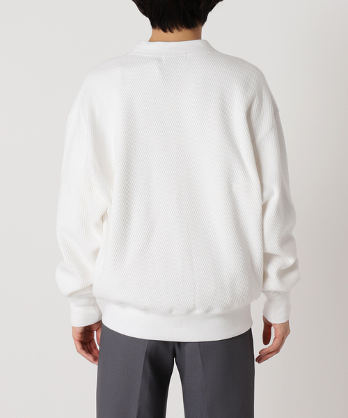 UNFOLLOW（アンフォロー）の「【FOLL / フォル】ソフトタッチヘビーワッフルカーディガン（カーディガン/ボレロ・メンズ・ブラック/ホワイト/ピンク・3/2）」の20枚目の写真