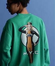 schott（ショット）の「Schott/ショット/CREW SWEAT "PIN-UP"/クルースウェット"ピンナップ"（スウェット・メンズ）」
