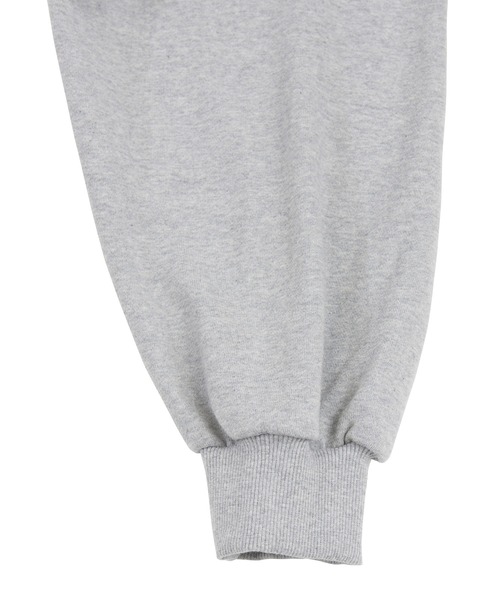 PUNYUS(プニュズ)の「ワンポイントハーフZIPパーカー(パーカー・レディース・ライム/ネイビー/杢グレー・4/3)」の10枚目の写真