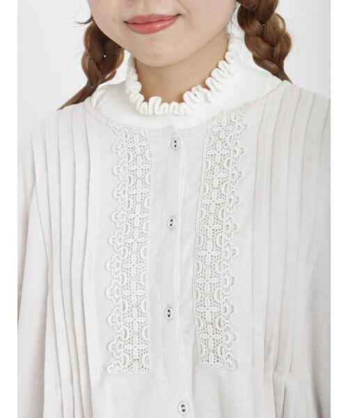 Samansa Mos2（サマンサ モスモス）の「レースピンタックブラウス（シャツ/ブラウス・レディース・グレー/ブラック/イエロー・ﾌﾘ-）」の22枚目の写真