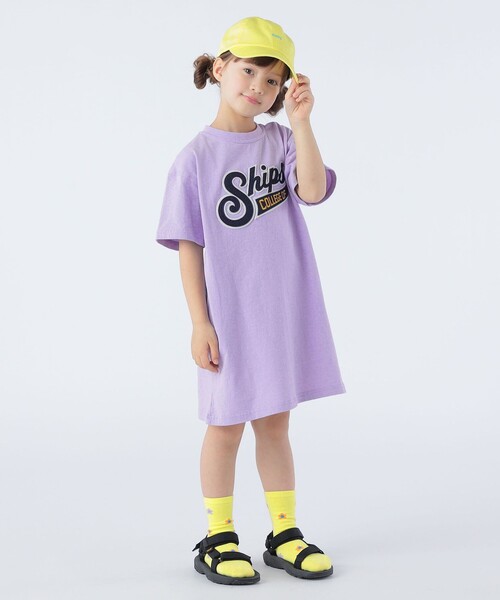 Russell Athletic(ラッセルアスレティック)の「【SHIPS KIDS別注】RUSSELL ATHLETIC:100~150cm / ワンピース(ワンピース・キッズ・ネイビー/ラベンダー・100/110/120/130/140/150)」の5枚目の写真