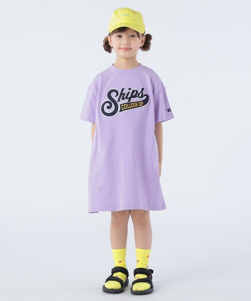 Russell Athletic(ラッセルアスレティック)の「【SHIPS KIDS別注】RUSSELL ATHLETIC:100~150cm / ワンピース(ワンピース・キッズ・ネイビー/ラベンダー・100/110/120/130/140/150)」の6枚目の写真