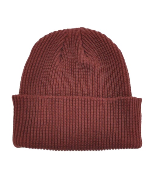 STYLISE（スタイライズ）の「【ADVANCE】COTTON ACRYLIC BEANIE [I]（ニットキャップ/ビーニー・メンズ・ブラック/バーガンディー/オリーブ系1/ブラウン/ホワイト/チャコールグレー/ロイヤルブルー/オレンジ/オリーブ・FREE）」の8枚目の写真