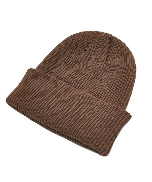 STYLISE（スタイライズ）の「【ADVANCE】COTTON ACRYLIC BEANIE [I]（ニットキャップ/ビーニー・メンズ・ブラック/バーガンディー/オリーブ系1/ブラウン/ホワイト/チャコールグレー/ロイヤルブルー/オレンジ/オリーブ・FREE）」の19枚目の写真