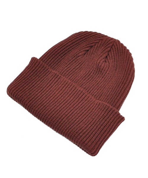 STYLISE（スタイライズ）の「【ADVANCE】COTTON ACRYLIC BEANIE [I]（ニットキャップ/ビーニー・メンズ・ブラック/バーガンディー/オリーブ系1/ブラウン/ホワイト/チャコールグレー/ロイヤルブルー/オレンジ/オリーブ・FREE）」の11枚目の写真