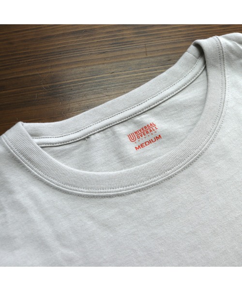 UNIVERSAL OVERALL（ユニバーサルオーバーオール）の「2PパックショートスリーブTシャツ（Tシャツ/カットソー・メンズ・ホワイト/ブラック・MEDIUM/LARGE/X-LARGE/SMALL）」の13枚目の写真