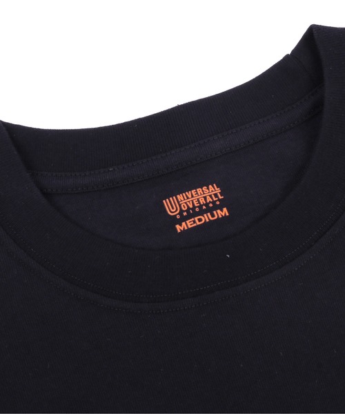 UNIVERSAL OVERALL（ユニバーサルオーバーオール）の「2PパックショートスリーブTシャツ（Tシャツ/カットソー・メンズ・ホワイト/ブラック・MEDIUM/LARGE/X-LARGE/SMALL）」の6枚目の写真