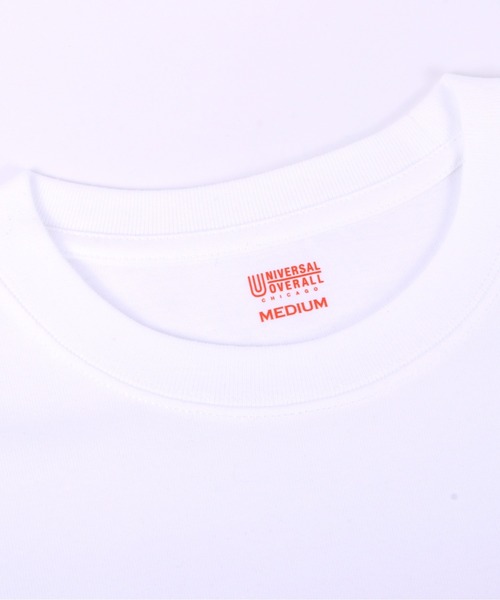 UNIVERSAL OVERALL（ユニバーサルオーバーオール）の「2PパックショートスリーブTシャツ（Tシャツ/カットソー・メンズ・ホワイト/ブラック・MEDIUM/LARGE/X-LARGE/SMALL）」の11枚目の写真