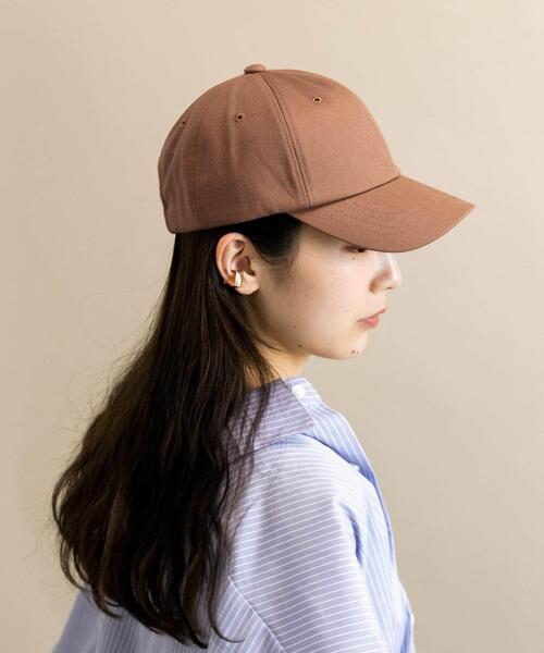 SMELLY（スメリー）の「ベーシックコットンキャップ（キャップ・レディース・ブラック/アイボリー/ブラウン・-）」の22枚目の写真