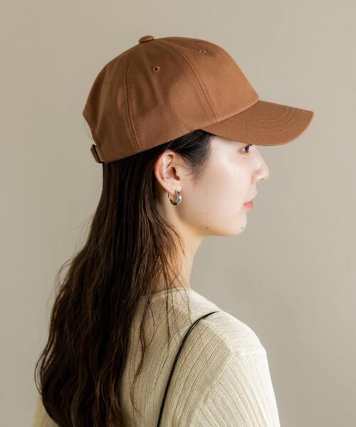 SMELLY（スメリー）の「ベーシックコットンキャップ（キャップ・レディース・ブラック/アイボリー/ブラウン・-）」の16枚目の写真
