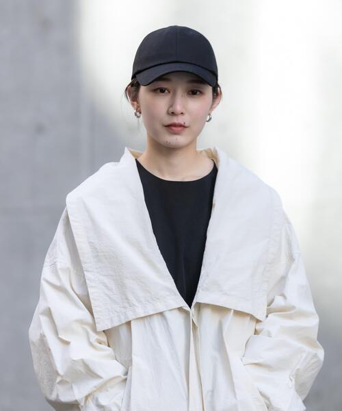 SMELLY（スメリー）の「ベーシックコットンキャップ（キャップ・レディース・ブラック/アイボリー/ブラウン・-）」の14枚目の写真