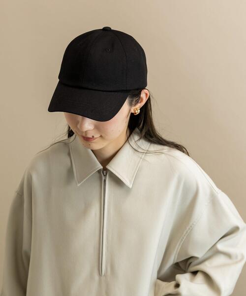 SMELLY（スメリー）の「ベーシックコットンキャップ（キャップ・レディース・ブラック/アイボリー/ブラウン・-）」の5枚目の写真