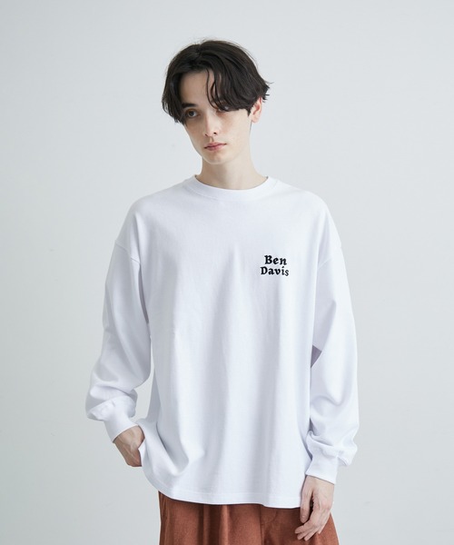 JUNRED(ジュンレッド)の「BENDAVIS ダイスロングスリーブTシャツ(Tシャツ/カットソー・メンズ・パープル/ホワイト/グリーン系その他・L/LL/M)」の4枚目の写真