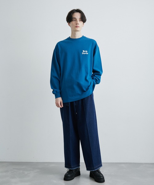 JUNRED(ジュンレッド)の「BENDAVIS ダイスロングスリーブTシャツ(Tシャツ/カットソー・メンズ・パープル/ホワイト/グリーン系その他・L/LL/M)」の12枚目の写真
