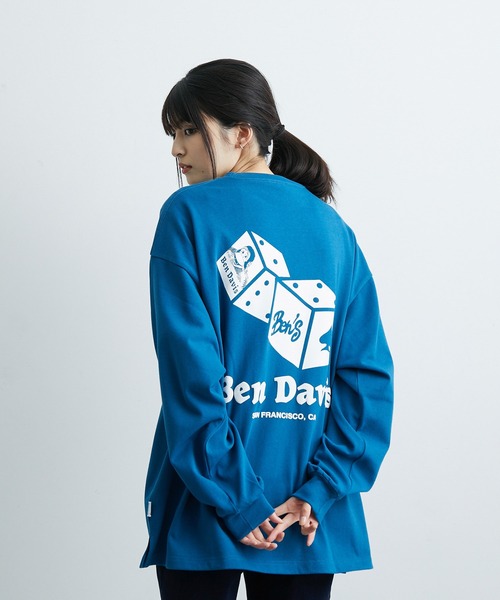 JUNRED(ジュンレッド)の「BENDAVIS ダイスロングスリーブTシャツ(Tシャツ/カットソー・メンズ・パープル/ホワイト/グリーン系その他・L/LL/M)」の21枚目の写真
