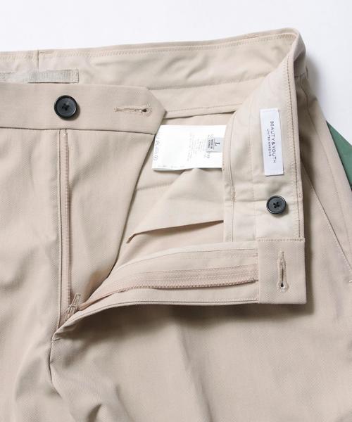 BEAUTY&YOUTH UNITED ARROWS（ビューティーアンドユースユナイテッドアローズ）の「BY ∴ ストレッチ ドビー テーパードパンツ ◆（その他パンツ・メンズ・オフホワイト/ベージュ/ネイビー・SMALL/MEDIUM/X-LARGE/LARGE）」の12枚目の写真