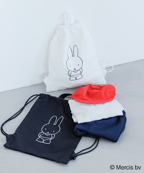 LOWRYS FARM（ローリーズファーム）の「ジムバッグ／Dick Brunaコラボ　187928（バックパック/リュック・キッズ・ブラック/アイボリー・FREE）」の3枚目の写真