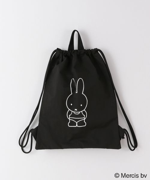 LOWRYS FARM（ローリーズファーム）の「ジムバッグ／Dick Brunaコラボ　187928（バックパック/リュック・キッズ・ブラック/アイボリー・FREE）」の4枚目の写真