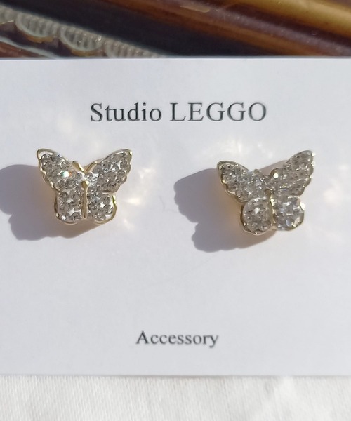CERCA(チェルカ)の「Studio LEGGO/バタフライピアス(ピアス(両耳用)・レディース・A/B・FREE)」の8枚目の写真