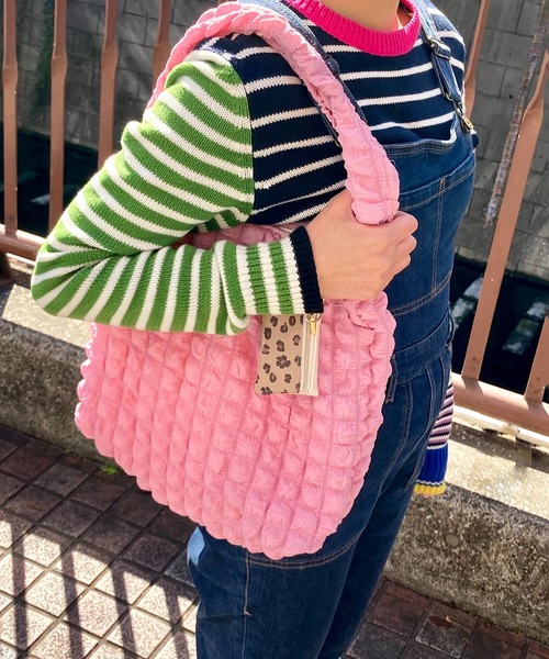 ★韓国大人気クロッフルバック★ Croiffle shoulder bag Pink 61ULkKGA-jL._UY300_.jpg