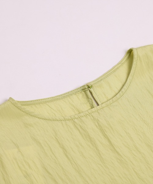 AMELY(エミリー)の「ボリューム袖ブラウス(シャツ/ブラウス・レディース・ピンク/グリーン/ホワイト/ブラック・フリー)」の18枚目の写真