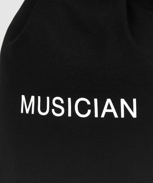 LAD MUSICIAN（ラッドミュージシャン）の「MINI DRAWSTRING BAG（ショルダーバッグ・メンズ・ブラック/グレー・FREE）」の5枚目の写真