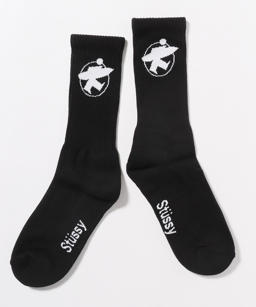 ★送料・関税込★Stussy★SURFMAN CREW SOCKS★ STUSSY（ステューシー）の「STUSSY/ステューシー SURFMAN CREW