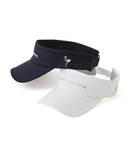 JUN&ROPE'（ジュンアンドロペ）の「【WEB限定】【2WAY】ロゴ入りリボン付きバイザー（サンバイザー・レディース・ホワイト/ブラック・FREE）」の15枚目の写真