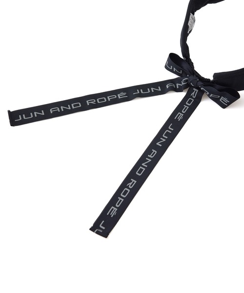 JUN&ROPE'（ジュンアンドロペ）の「【WEB限定】【2WAY】ロゴ入りリボン付きバイザー（サンバイザー・レディース・ホワイト/ブラック・FREE）」の16枚目の写真