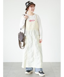 ehka sopo | ミリタリーキャミソールワンピース(ワンピース)