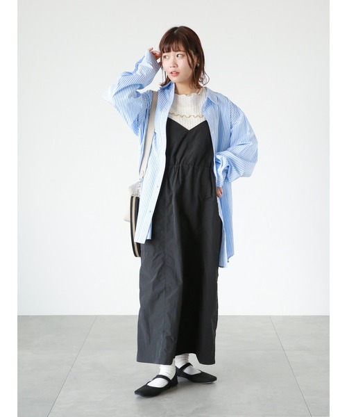 ehka sopo（エヘカソポ）の「◎ミリタリーキャミソールワンピース（ワンピース・レディース・キナリ/カーキ/ブラック・ﾌﾘ-）」の17枚目の写真