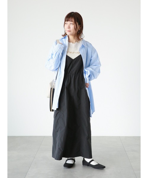 ehka sopo（エヘカソポ）の「◎ミリタリーキャミソールワンピース（ワンピース・レディース・キナリ/カーキ/ブラック・ﾌﾘ-）」の18枚目の写真