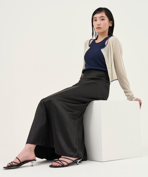 TINA：JOJUN（ティーナジョジュン）の「カップ付き アメスリタンク TINA：JOJUN（タンクトップ・レディース・オフホワイト/オレンジ系その他/ブラック系その他/ベビーピンク・M）」の21枚目の写真