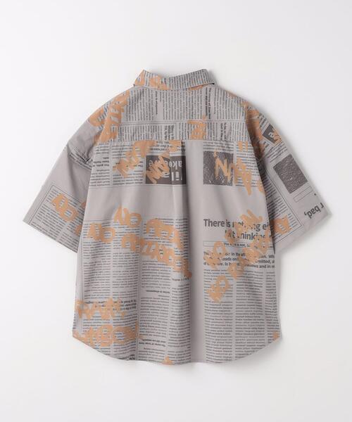 THE PARK SHOP（ザパークショップ）の「＜THE PARK SHOP＞ NEWS BOY シャツ 125cm-135cm（シャツ/ブラウス・キッズ・ライトグレー・125cm/135cm）」の5枚目の写真